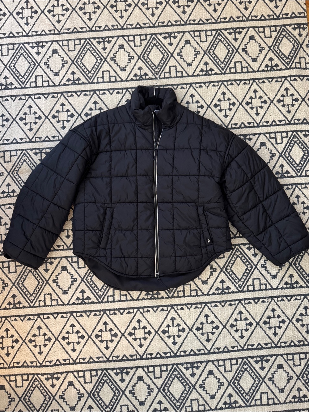 JoyLab Black Quilted Puffer Jacket